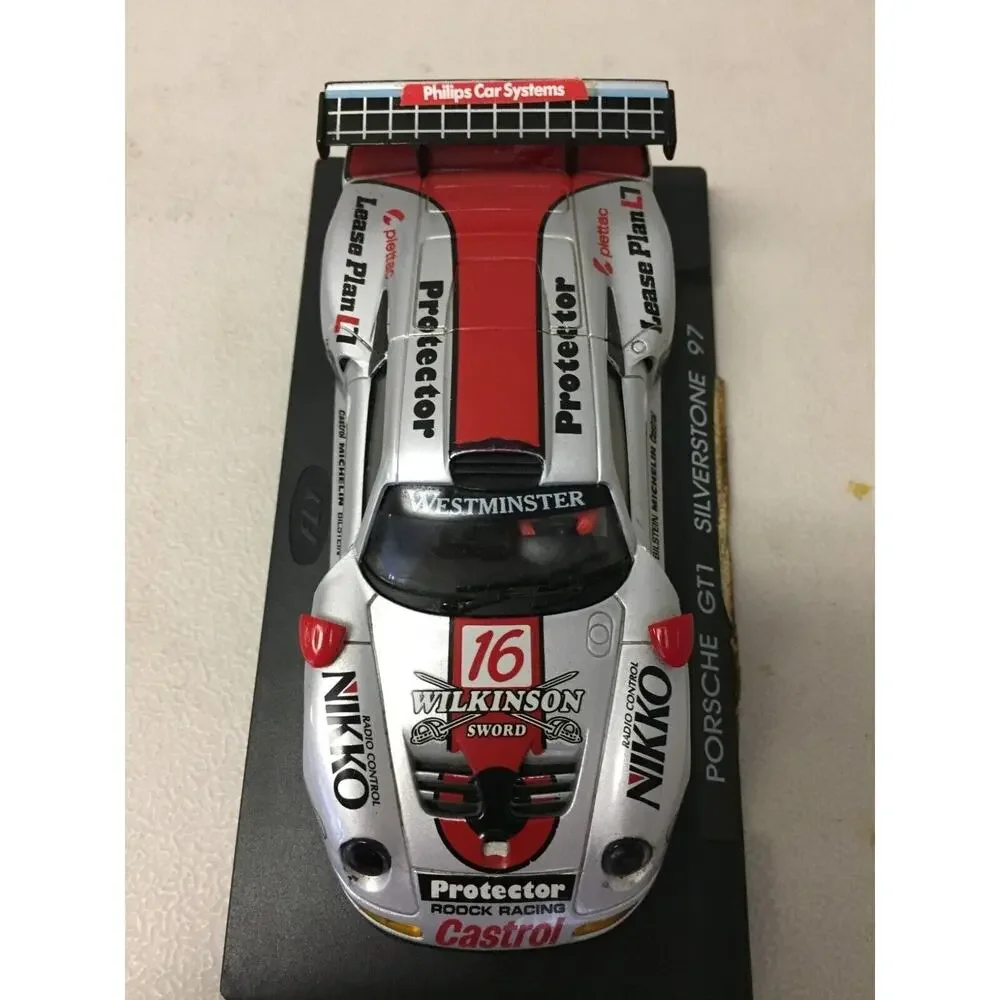 Fly Porsche 911 GT1 #16 Silverstone 1997 Slot Car Model 1:32 Ref. A33 w/ Case